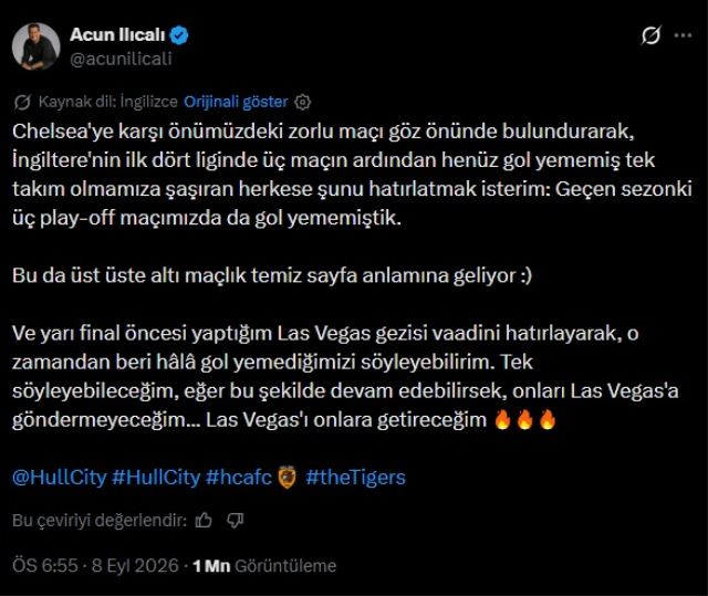 6 maçtır gol yemiyorlar! Acun Ilıcalı futbolcularına öyle bir söz verdi ki...
