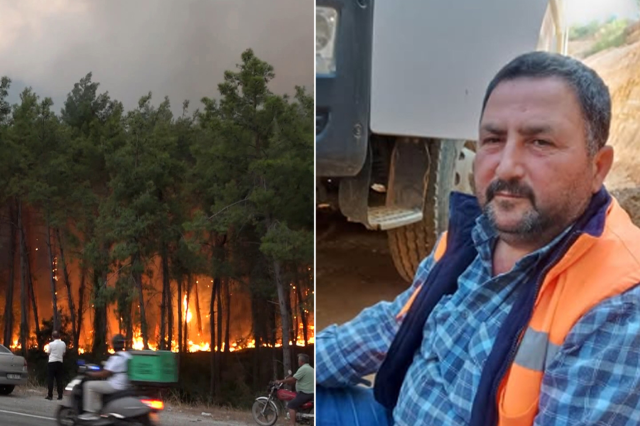 Antalya'daki orman yangınında dumandan etkilenen vatandaş hayatını kaybetti