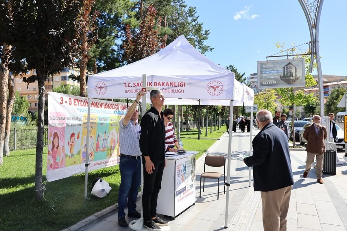 Bayburt’ta vatandaşlara sağlıklı yaşam için ’hareket’ çağrısı