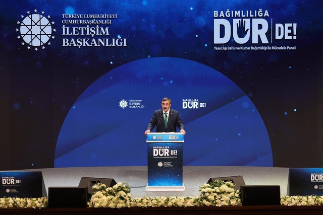 Cumhurbaşkanı Yardımcısı Yılmaz'dan yasa dışı bahis ve kumar bağımlılığıyla mücadelede