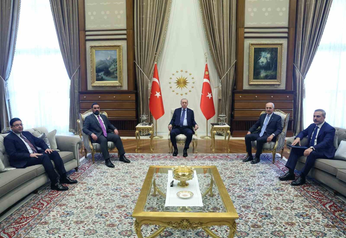 Cumhurbaşkanı Erdoğan, Irak Temsilciler Meclisi Başkanı Halbusi’yi kabul etti