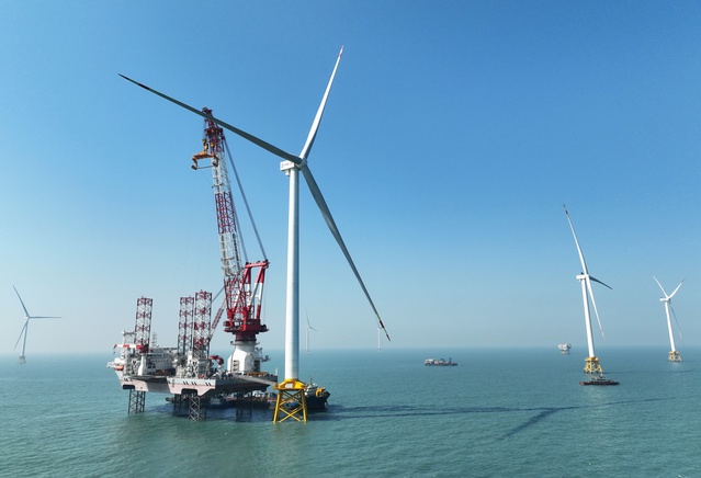 Gürcistan'da Çin sermayeli ilk rüzgar enerjisi santrali projesinin temeli atıldı