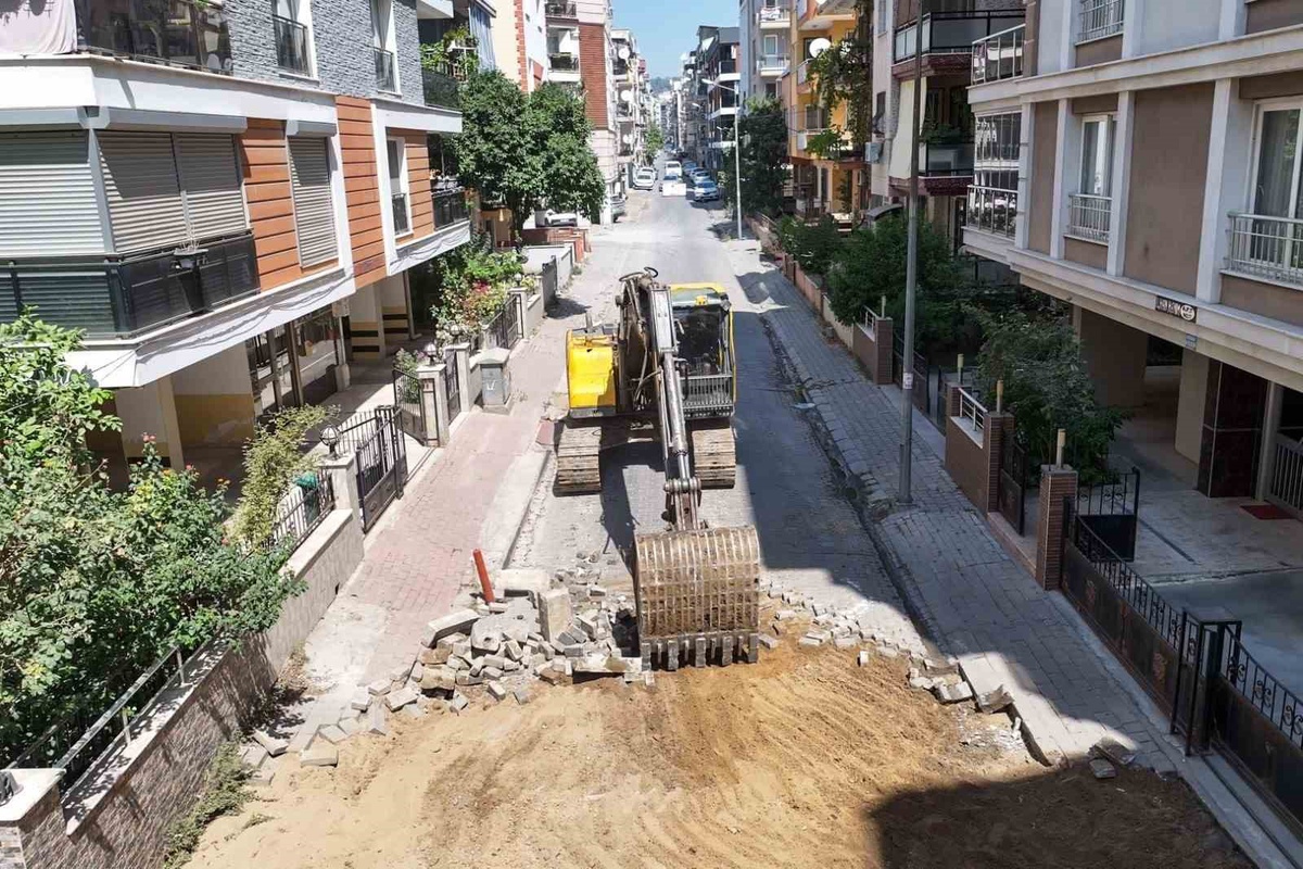 Güzelhisar’da yollar yenileniyor