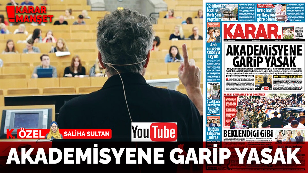 Sosyal medya gelir yasağı nedeniyle Prof. Dr. Özcan videoları bıraktı