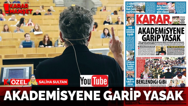 Sosyal medya gelir yasağı nedeniyle Prof. Dr. Özcan videoları bıraktı