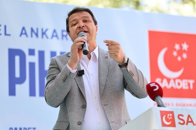 Saadet Partisi lideri Arıkan çiftçinin alın terinin korunması gerektiğini söyledi