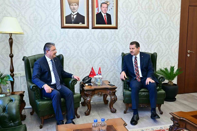 Milli Savunma Bakan Yardımcısı Ayhan, Eskişehir Valisi Yılmaz'ı makamında ziyaret etti