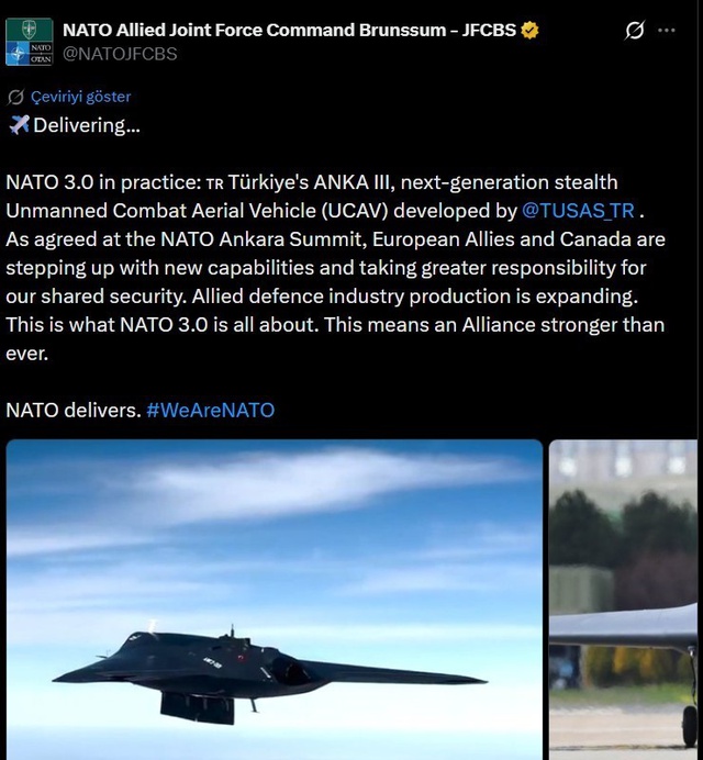 NATO’dan gururlandıran ANKA-III paylaşımı: NATO 3.0 işte tam olarak budur