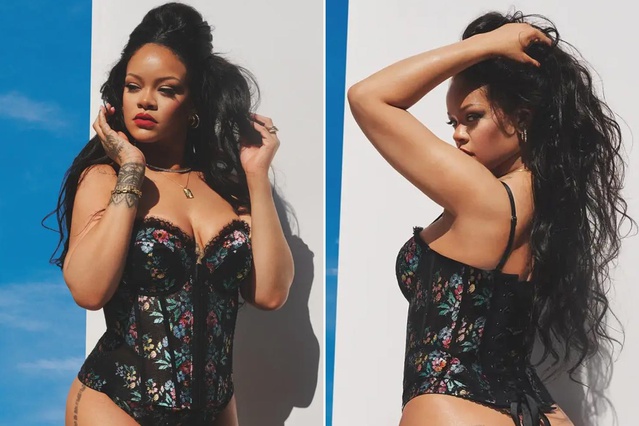 Rihanna yine çok iddialı! Verdiği pozlarla sınırları zorladı