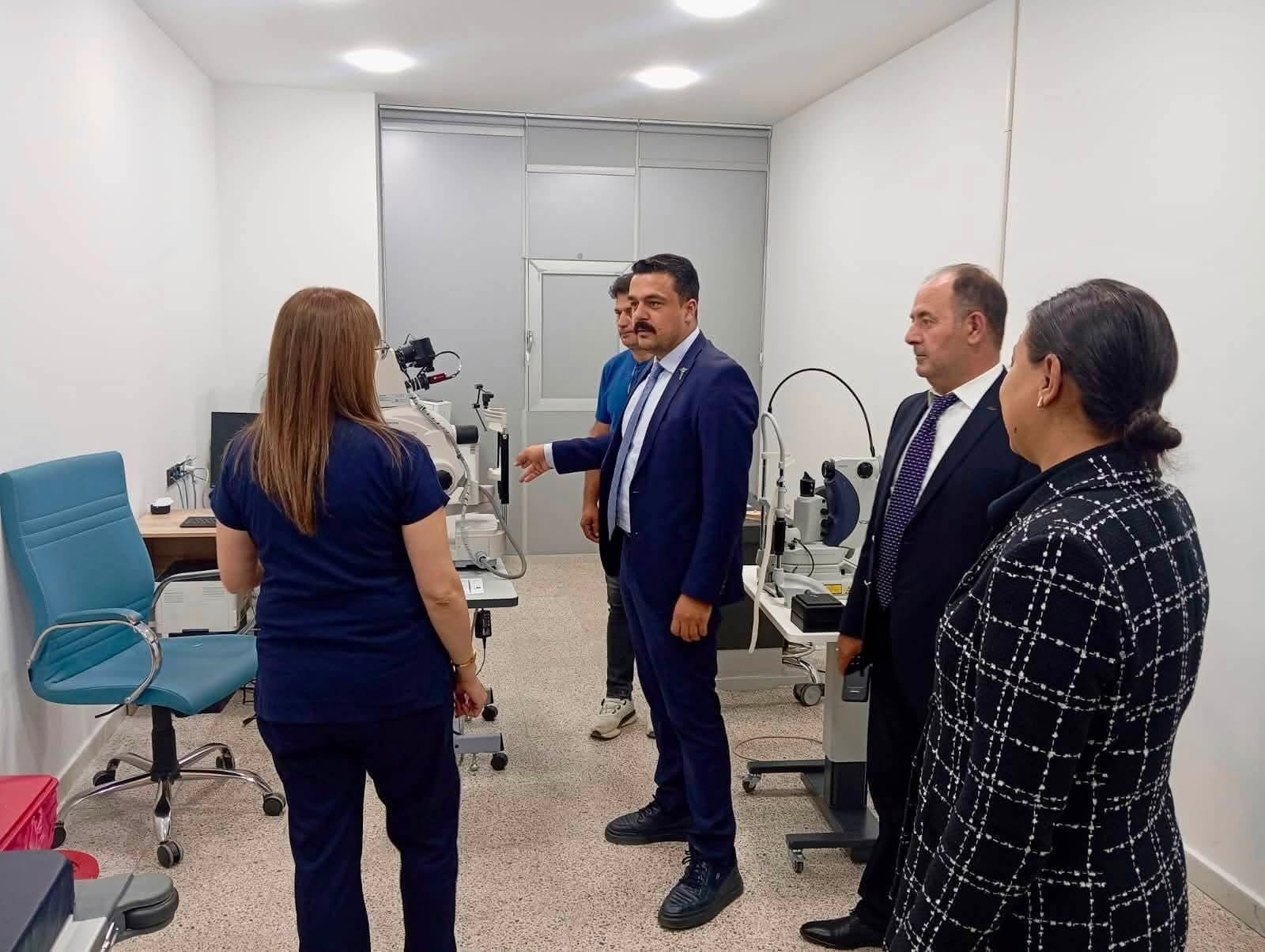 Ağrı Eğitim ve Araştırma Hastanesi'nde yeni göz poliklinikleri hizmete girdi