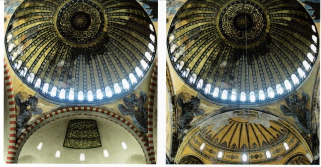 Ayasofya'da restorasyonda yeni aşama, doğu yarım kubbede çalışmalar başlıyor