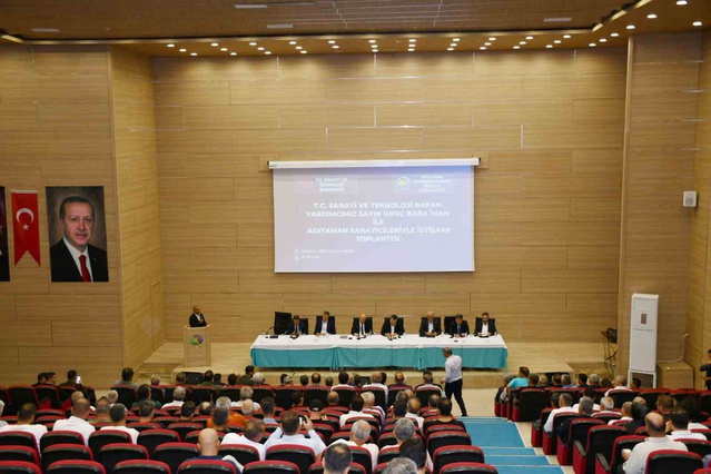 Bakan Yardımcısı İnan, Adıyaman'da sanayicilerle istişare toplantılarına katıldı