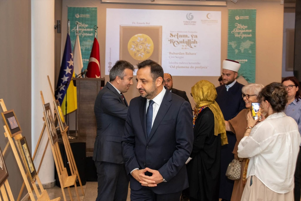 Saraybosna\'da Emsele Bal\'ın çini eserleri sanatseverlerle buluştu