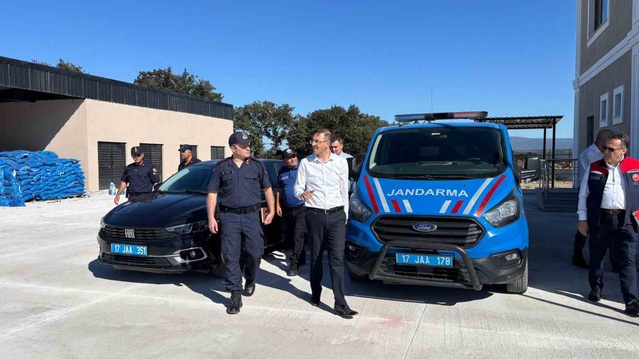 Çan Kaymakamı Şimşek, Etili Köyü Jandarma Karakolu inşaatını inceledi