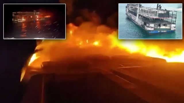 Denizin ortasında can pazarı! 5 kişi yanarak hayatını kaybetti