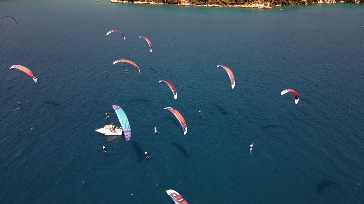 Muğla Ula\'da Formula Kite Avrupa Şampiyonası başladı, 92 sporcu madalya için yarışıyor