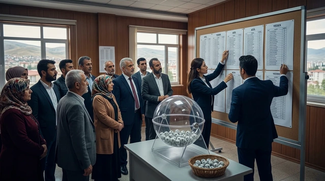 Gürpınar'da TYP temizlik personeli kurası çekildi, görevlendirmeler 9 ay sürecek