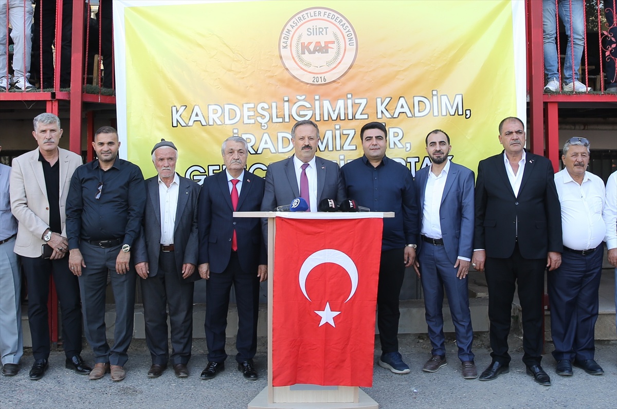Kadim Aşiretler Federasyonu Siirt Temsilcisi Yeyrek\'ten "çerçeve yasa"ya destek açıklaması: