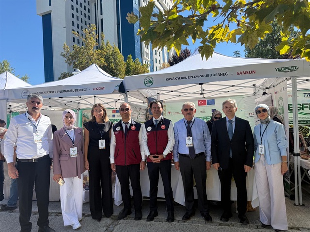 Kavak yöresel ürünleri Ankara'daki YEGFEST 2026'da ziyaretçilerle buluştu
