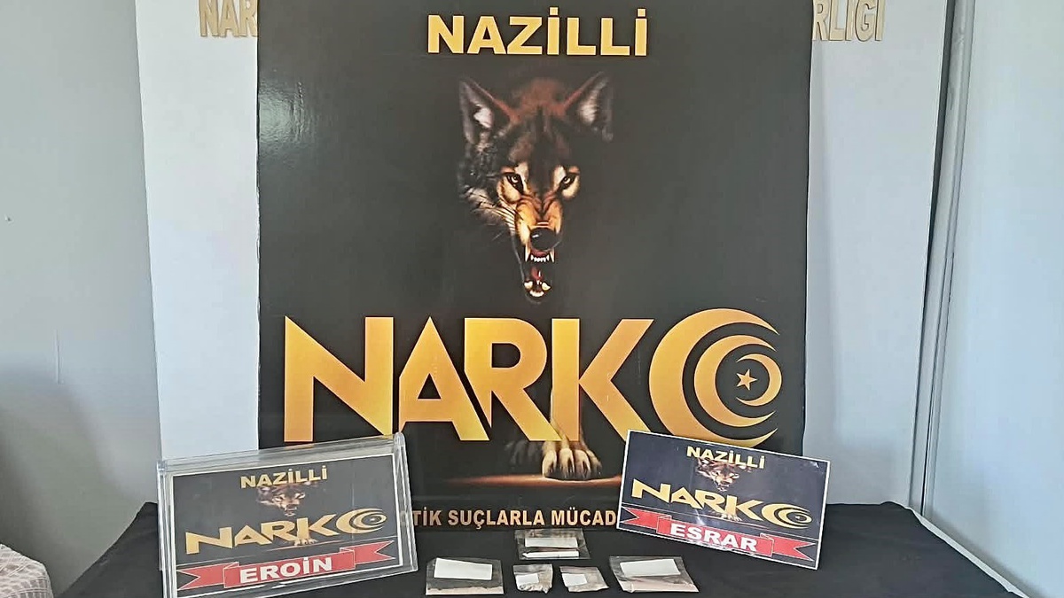 Nazilli\'de uyuşturucu operasyonunda 3 şüpheli tutuklandı, 20 gram eroin ele geçirildi