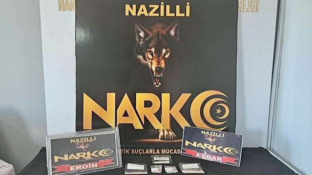 Nazilli'de uyuşturucu operasyonunda 3 şüpheli tutuklandı, 20 gram eroin ele geçirildi