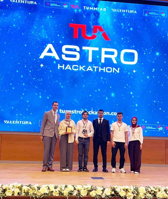 SAMÜ'lü Fırtına Avcıları, TUA Astro Hackathon'da Türkiye üçüncüsü oldu