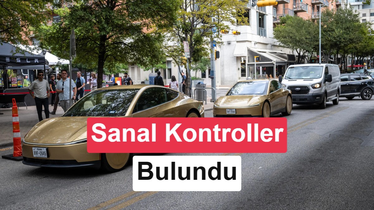 Tesla Cybercab\'de ekran joystick\'li gizli manuel sürüş modu keşfedildi