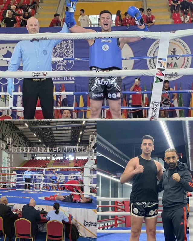Vanlı sporcu Furkan Bilici, Kosova'da +91 kiloda dünya şampiyonu oldu