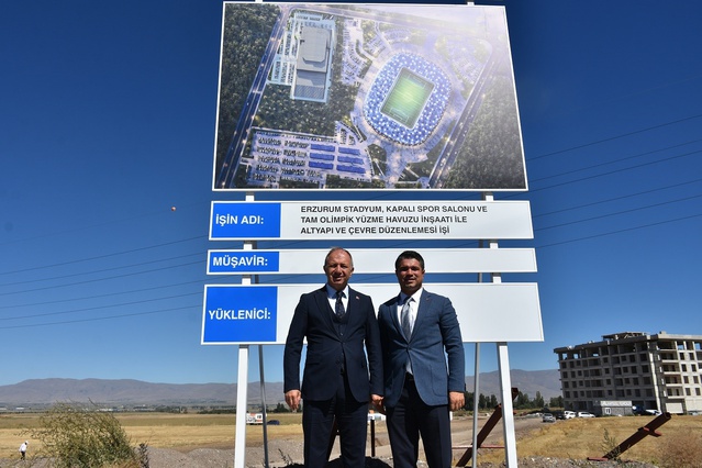 Yeni stat ve spor kampüsünün temelleri kazılıyor