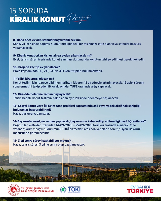 Sosyal konutta geri sayım başladı! 7 şartı taşıyan başvurabilecek 