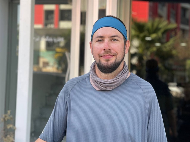Almanya'dan bisikletiyle dünya turuna çıkan Mayer, Kerkük'e ulaştı