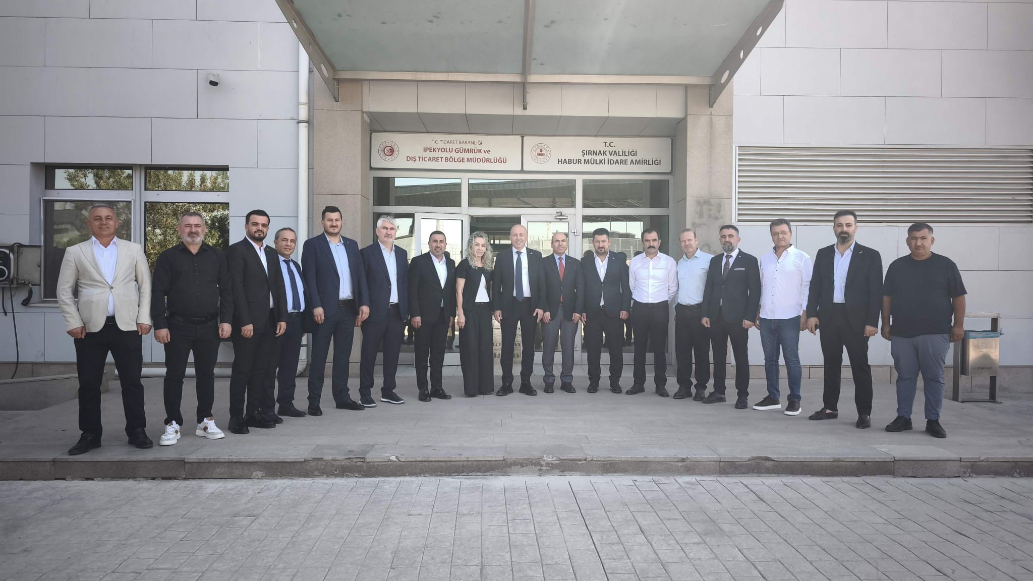DAİB heyeti Şırnak'ta ihracat için Habur ve Valiliği ziyaret etti