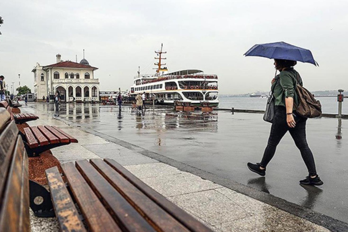 İstanbul\'da hava tersine dönüyor! Yağmur günlerce devam edecek