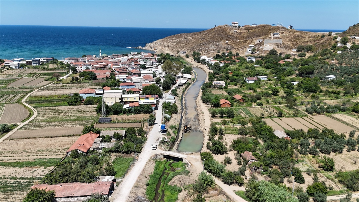 Karesi\'de Çay Deresi\'nin 1272 metrelik bölümünde taşkın koruma projesi tamamlandı