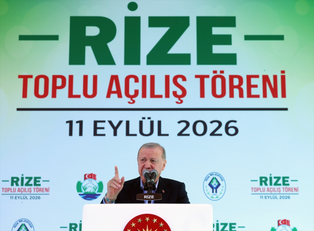 Memleketinde Cumhurbaşkanı Erdoğan'ı mest eden görüntü