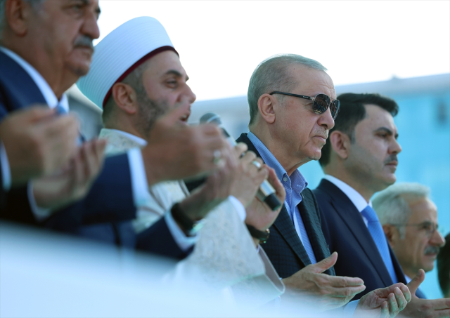 Memleketinde Cumhurbaşkanı Erdoğan'ı mest eden görüntü