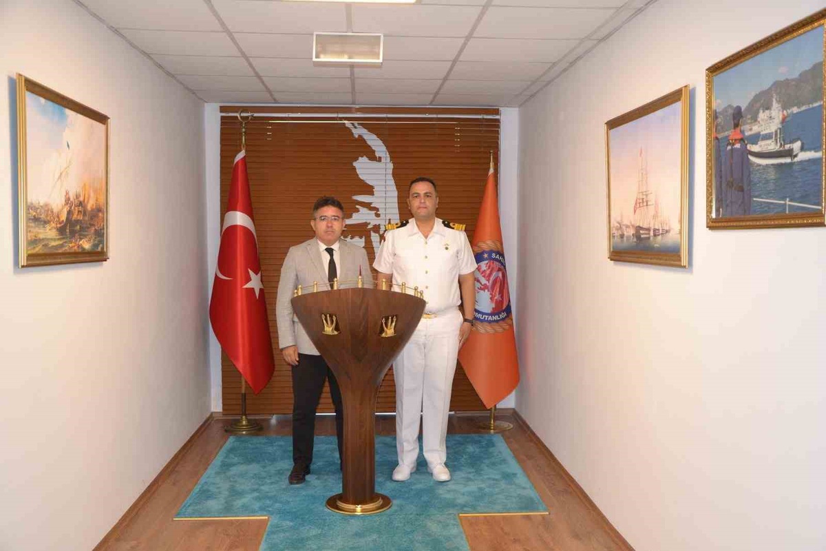 Marmaris\'te Sahil Güvenlik Güney Ege Grup Komutanı SG Yarbay Orhan Öğrenci görevine başladı