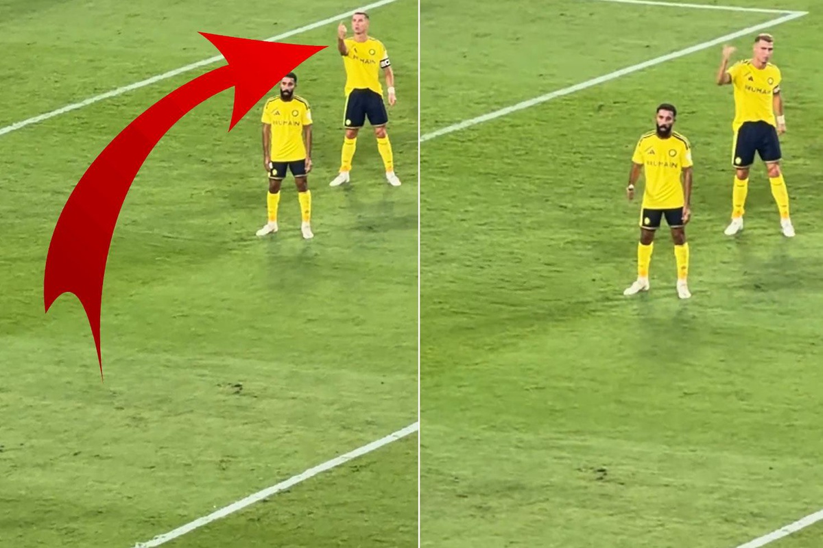 Takım arkadaşına ısrarla \'\'Barajdan çık\'\' talimatı veren Ronaldo, hayatının şokunu yaşadı