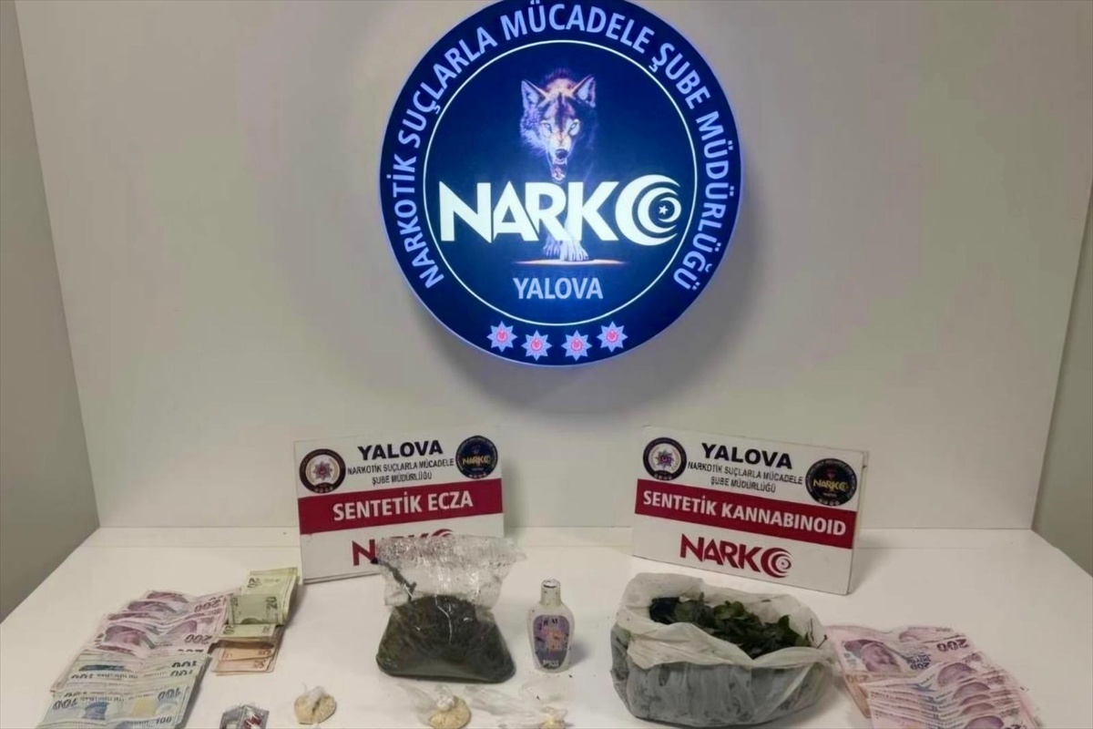 Yalova\'da uyuşturucu operasyonunda gözaltına alınan 7 şüpheliden 3\'ü tutuklandı