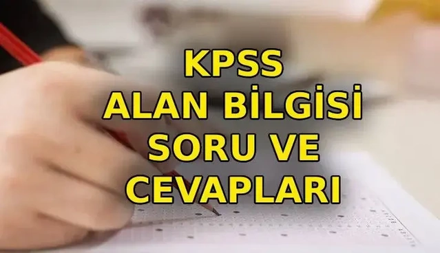 2026-KPSS Alan Bilgisi oturumları tamamlandı, sonuçlar 10 Ekim'de açıklanacak