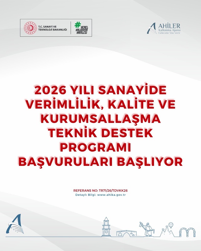 Ahiler Kalkınma Ajansı'ndan KOBİ'lere 10 milyon TL'lik verimlilik desteği