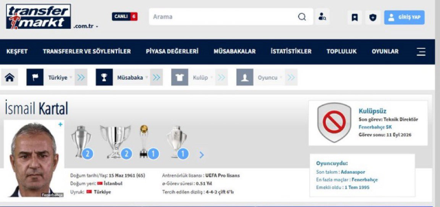 Milyonların takip ettiği platformdan İsmail Kartal'a büyük ayıp! Fener taraftarı anında fark etti
