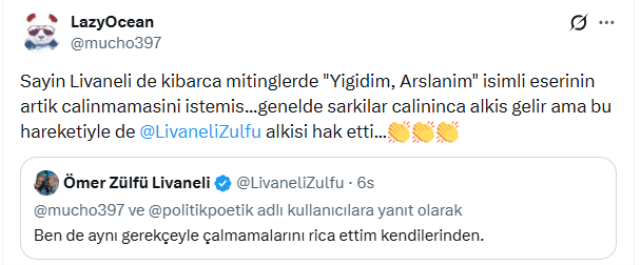 Zülfü Livaneli'den YENİ Parti'ye 