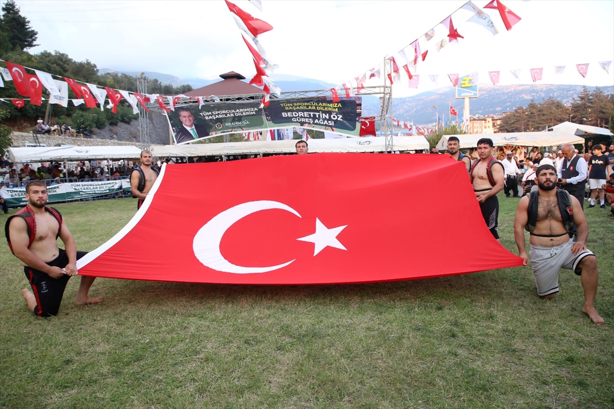 Belen\'de aba güreşinde başpehlivanlık Ahmet Çağatay\'ın oldu