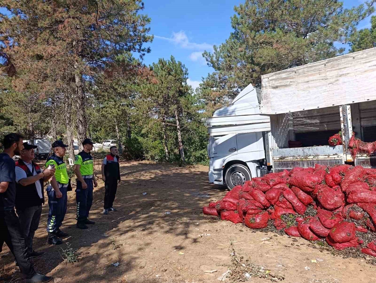 Bursa Orhangazi'de denetimde 8 ton midye ele geçirildi, iki sürücüye ceza