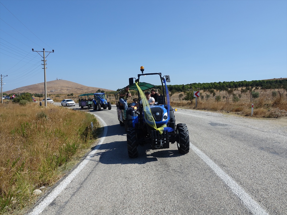 Bozcaada'daki Zeytin 360 Festivali sona erdi, adada ilk kez portatif sıkım yapıldı