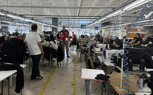 Tekirdağ Süleymanpaşa'da tekstil çalışanlarına bağımlılıkla mücadele eğitimi verildi