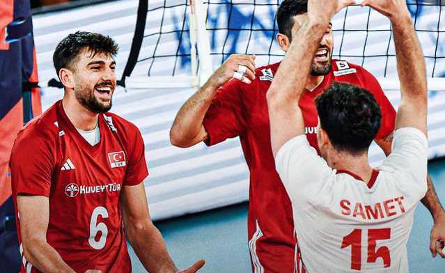 A Milli Voleybol Takımı İsviçre'yi 3-0 yendi