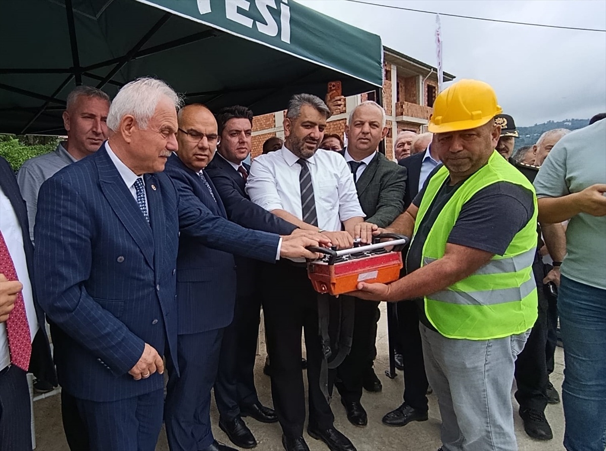 Giresun Ören beldesinde gençlik merkezinin temeli atıldı