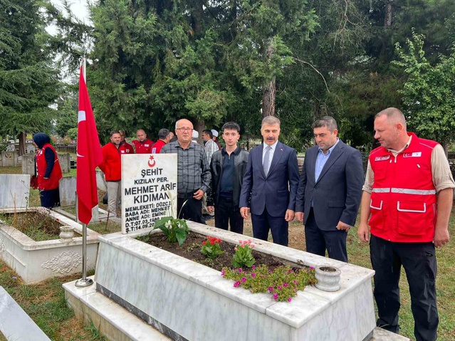 Kızılay Şehidi Mehmet Arif Kıdıman dualarla anıldı